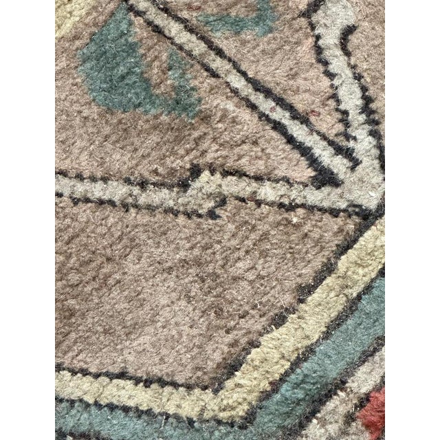 Large Vintage Distressed Turkish Kars Rug, 1980s For Sale - Image 10 of 15