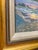 American Vintage Signed George J Bleich Framed Seascape “Sundown at Cypress Point” Original Oil Painting For Sale - Image 3 of 5