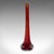 This is a vintage slimline posy flute. An English, art glass stem vase, dating to the mid 20th century, circa 1960....