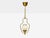 Swedish Modern, Pendant Light, Brass, Frosted Glass, Sweden, 1940s For Sale - Image 4 of 10
