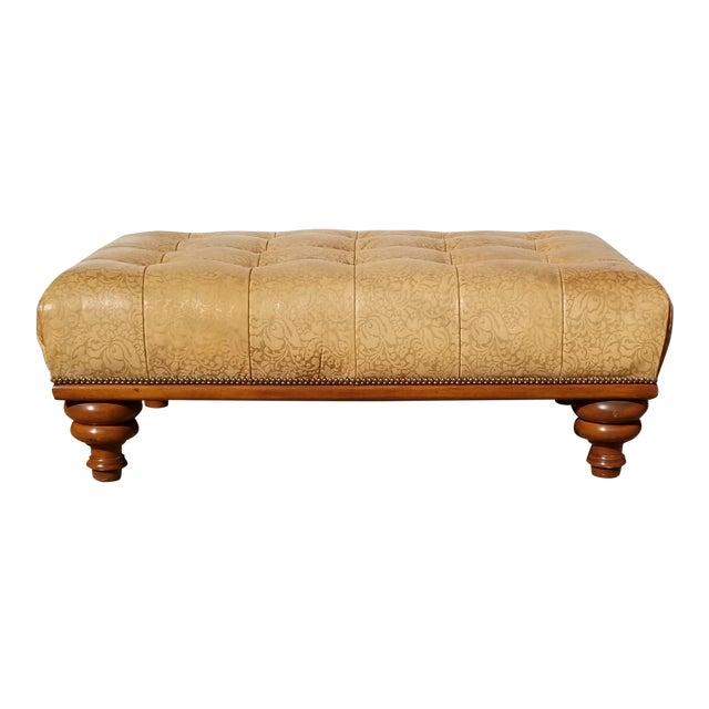Grand Scale J J Custom Inc Mcgregor Button Tufted Leather