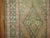 Zabihi Collection Pink and Green Vintage Karabagh Runner - 3'8" x 10'7" For Sale - Image 4 of 9