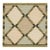 Rug & Kilim’s Scandinavian Style Square Rug in Blue and Beige, With Patterns For Sale