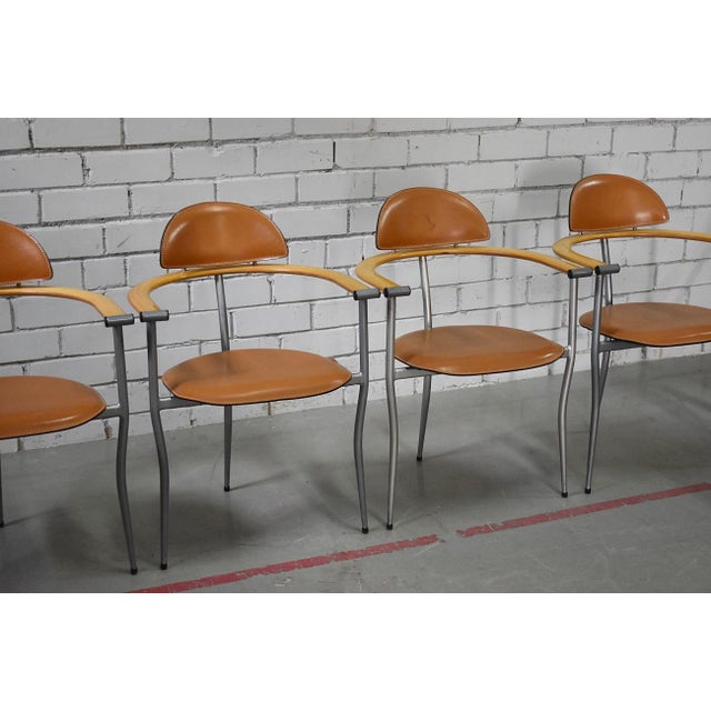 Vintage Italian Marilyn Chairs by Arrben, 1970s, Set of 4 For Sale - Image 10 of 11