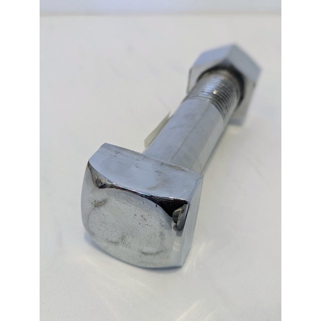 Industrial Industrial Nut and Bolt Bookends For Sale - Image 3 of 4