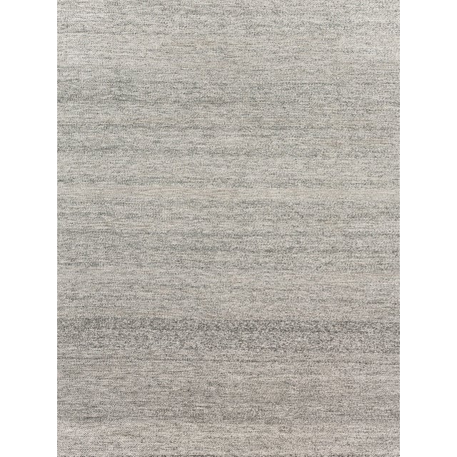 Textile Exquisite Rugs Rhodes Handmade PET Yarn Black Rug-5'6"X7'6" For Sale - Image 7 of 7