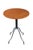 Industrial Industrial Cast Iron Round Cherry Side Accent Table Pedestal Plant Stand 29" For Sale - Image 3 of 10