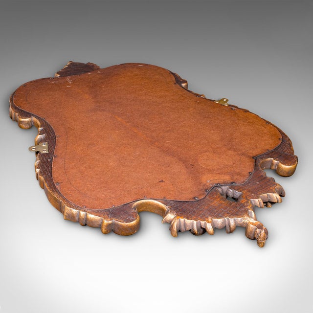 Gold 1910's Antique Baroque Wall Mirror For Sale - Image 8 of 8