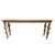 Farmhouse Washed Ball Leg Console Table For Sale - Image 3 of 8