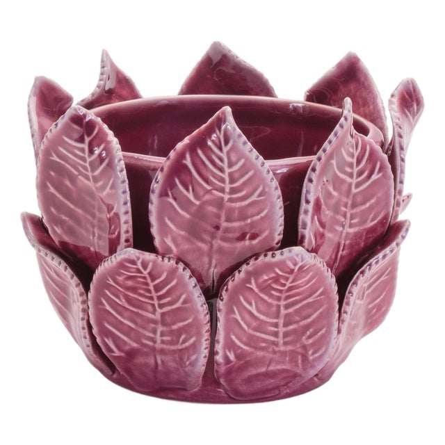 Storeware Bud Vase with Leaves Accent (Set of 2) For Sale