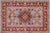 Boho Chic Kazak Tribal Light Blue/Red Wool Rug - 2'0''x3'0'' For Sale - Image 9 of 10