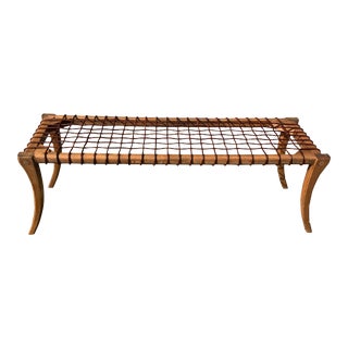 Modern Medellin Mid-Century Style Ottoman For Sale