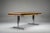 Mid-Century Modern Oak and Chrome Desk with Leather Top, 1980s For Sale - Image 15 of 15