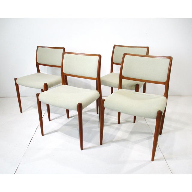 Niels O. Moller Teak Upholstered Dining Chairs by j.l. Moller Denmark For Sale - Image 13 of 15