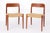 Large danish teak dining chairs model 75 with papercord seats by niels otto (n. O.) møller for j.l. Møllers, 1950s, set of...