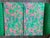 Vintage Henry Link Style Palm Beach Green Wicker Bench With Lilly Pulitzer Cushion For Sale In Tampa - Image 6 of 7
