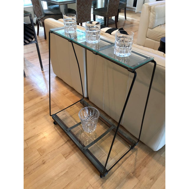 Industrial Style Metal Console Table Chairish