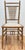 Hollywood Regency Vintage Gilded Turned Wood Spindle Back Chair For Sale - Image 3 of 8
