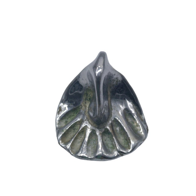 Vintage Silver-Plated Bronze Handles by Annibale Oste, Italy, 1970s, Set of 5 For Sale - Image 4 of 8