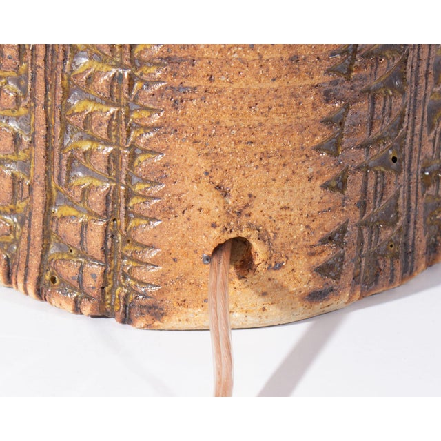 Tue Poulsen Swedish Stoneware Ceramic Table Lamp For Sale - Image 11 of 12