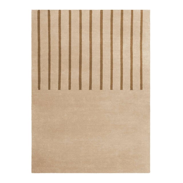 Contemporary Tanlines Rug by Tapis Studio for Hommés Studio For Sale - Image 3 of 3