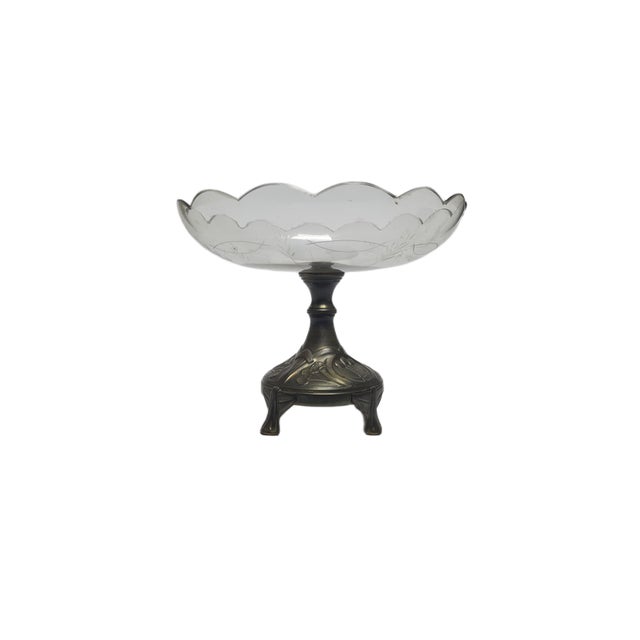 Art Nouveau Bowl on Stand, Germany, 1900s For Sale - Image 3 of 15