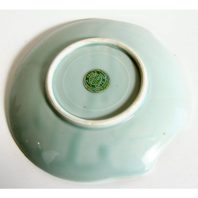 Ceramic Vintage Mid Century Japanese Fugu Fish Lunch / Sushi Plate For Sale - Image 7 of 8