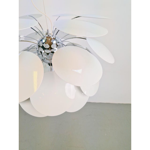 White Discocó Pendant Lamp by Christophe Mathieu for Marset, 2000s For Sale - Image 14 of 18
