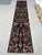 Art Deco Blue Afghan Sultani Natural Dye Wool Runner Rug, Persian Bijar Design, 2′9″ × 13′2″ For Sale - Image 3 of 18