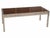 Pace Collection 1970s Rare Leon Rosen for Pace Collection Burl Wood & Chrome Executive Desk For Sale - Image 4 of 11