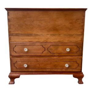 19th Century Cherry Dovetailed Blanket Chest
