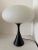 Black Mid Century Laurel Table Mushroom Lamp Original For Sale - Image 8 of 9