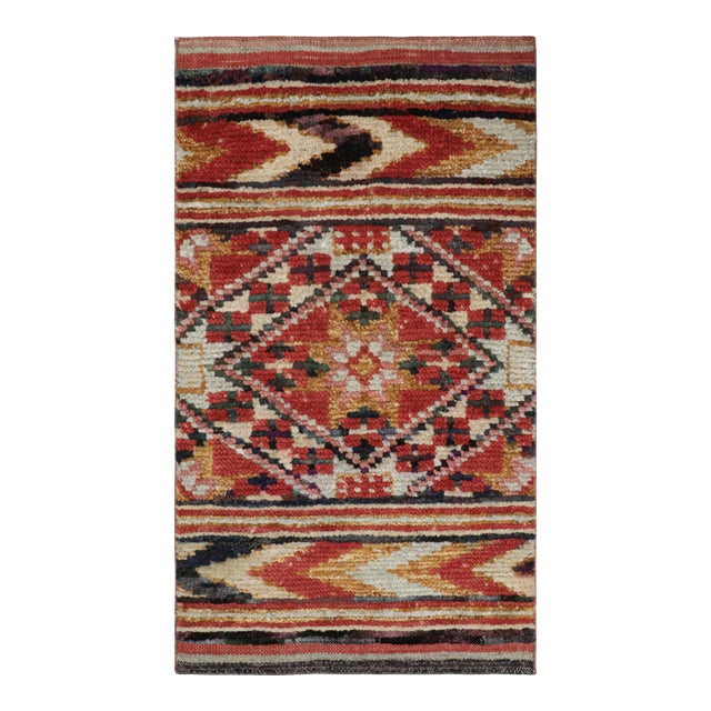 Rug & Kilim’s Moroccan Style Rug With Berber Polychromatic Geometric Patterns For Sale