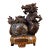 Vintage Cloisonne Enamel Dragon Sculpture – 9.1" Gilt Bronze Censer Figure For Sale