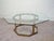 Vintage Mastercraft Hollywood Regency Brass & Octagonal Glass Coffee Table For Sale - Image 10 of 11