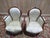 Louis XV Style Bergère Armchairs in Silk, Set of 2 For Sale - Image 3 of 9