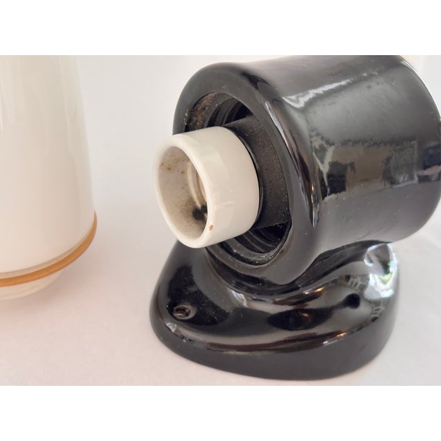 Model 6066 Sconce in Ceramic by Wilhelm Wagenfeld for Lindner, 1950s For Sale - Image 6 of 13