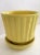Ceramic Small Faux Bamboo Yellow Glaze Ceramic Cachepot For Sale - Image 7 of 7