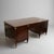 Brown 1940s DE COENE FRÈRES Neoclassical Mahogany Desk, Belgium For Sale - Image 8 of 10