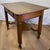 Early 20th Century Elegant Vintage Oak Side Table With Drawer & Lower Shelf – Classic Fluted Legs For Sale - Image 5 of 8