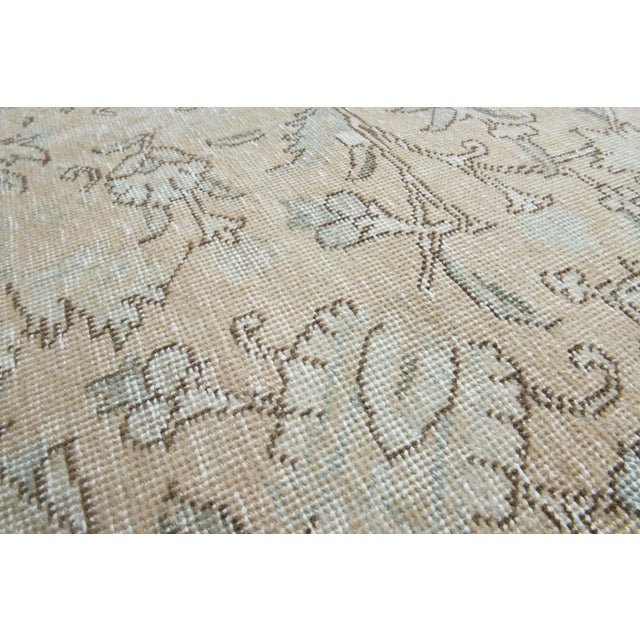 Textile 1970s Vintage Persian Handknotted Wool Orange Oversize Area Rug For Sale - Image 7 of 11