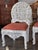 Late 19th Century Late 19th Century Pair of Painted White Burmese Carved Side Chairs For Sale - Image 5 of 14