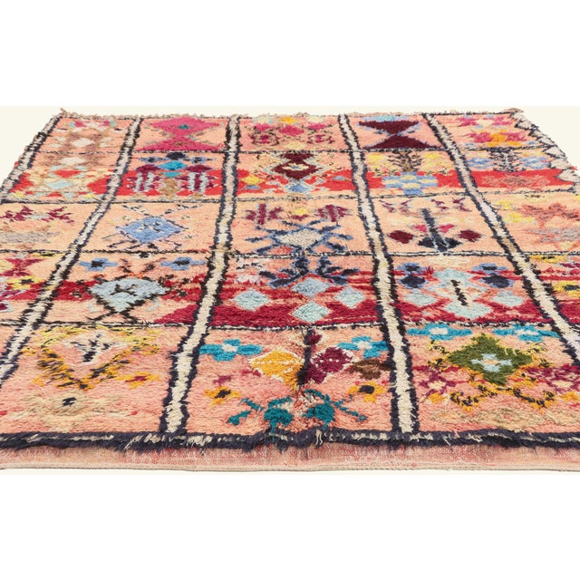 Tribal Vintage Boujad Moroccan Rug, 05'09 X 07'09 For Sale - Image 3 of 10