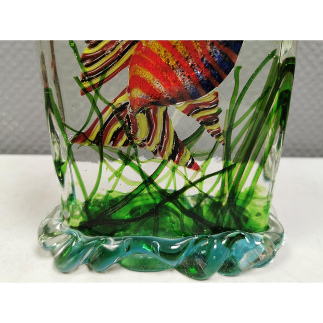 Murano Glass Aquarium Table Lamp by Alfredo Barbini for Cenedese Vetri, Italy, 1950s For Sale - Image 15 of 17