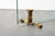 Glass and Brass Spark Guards, 1950s, in Worn conditions. Designed 1950 to 1959