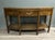 1990s Vintage Drexel Accolade Campaign Style Console Hall Table For Sale - Image 5 of 10