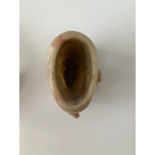 Vintage Hand Carved Marble Monkey and Parrot Pen / Cigarette Holder For Sale - Image 9 of 10