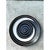 Black Vintage Monumental Black and White Spiral Ceramic Plate For Sale - Image 8 of 12