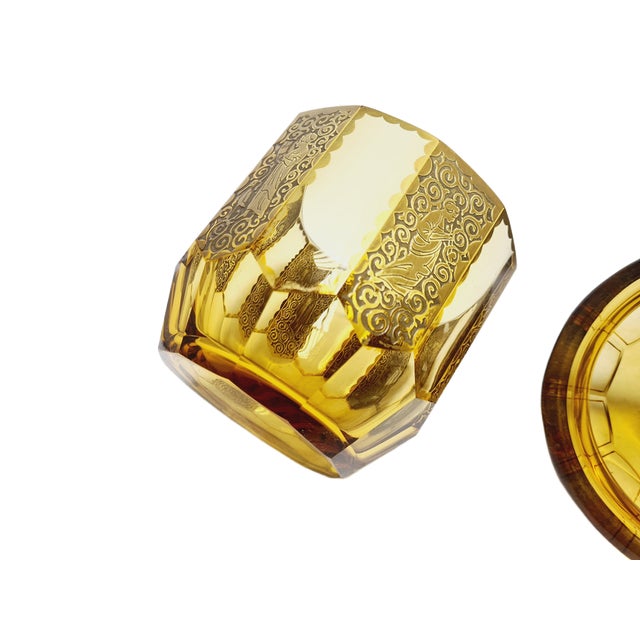 Art Deco Oroplastic Candyer from Moser, Czechoslovakia, 1930s For Sale - Image 11 of 18