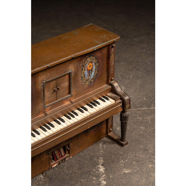Vintage Figural Brass Piano Sound and Light Stage Prop For Sale - Image 10 of 14